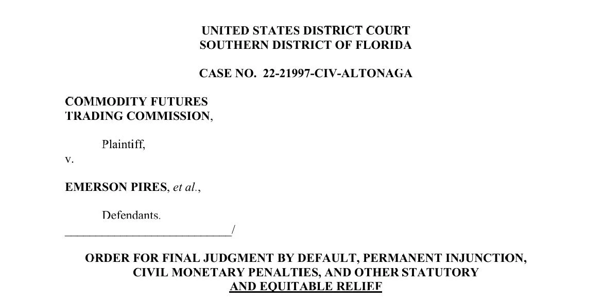 CFTC fines EmpiresX founders $130M in crypto fraud case