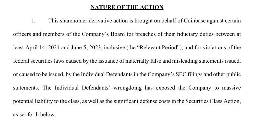 Coinbase execs hit with stockholder suit claiming they downplayed bankruptcy risks