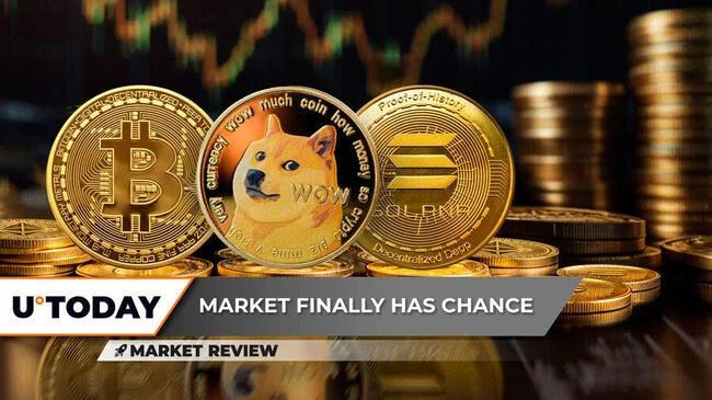 Crucial Bitcoin (BTC) Price Test Incoming, Dogecoin (DOGE) Bullish Breakthrough Begins, Solana (SOL) Aims For $150, But There's Silver Lining