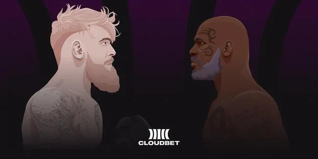 Crypto Bettors Divided on Paul vs. Tyson Fight, Cloudbet Data Shows