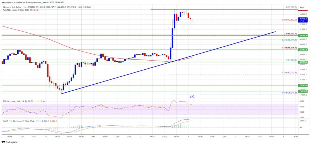 Crypto Comeback: Bitcoin Surges with Positive Bias Toward Key Levels