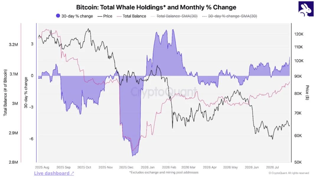 Crypto whales accumulate as bear market nears late stage: CryptoQuant