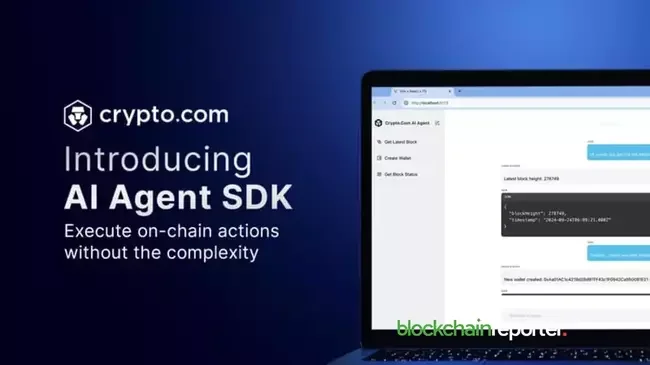 Crypto.com Introduces AI Agent SDK to Simplify Blockchain Interaction