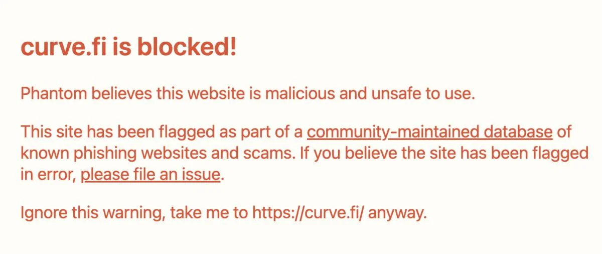 Curve Finance’s front-end targeted in DNS attack on website