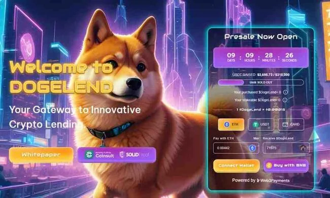 DogeLend Presale Live: Capturing the Spirit of Dogecoin with a Fresh Twist