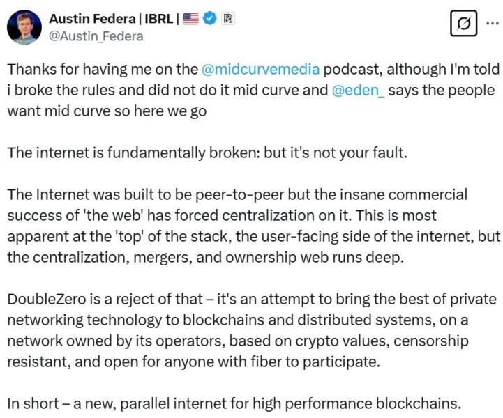 DoubleZero’s alternative to public internet targets mainnet rollout in H2