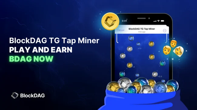 Earn Passive Income With BlockDAG’s TG Tap Miner & X1 App; Ethereum Whales Dump Millions of ETH While SOL Rises