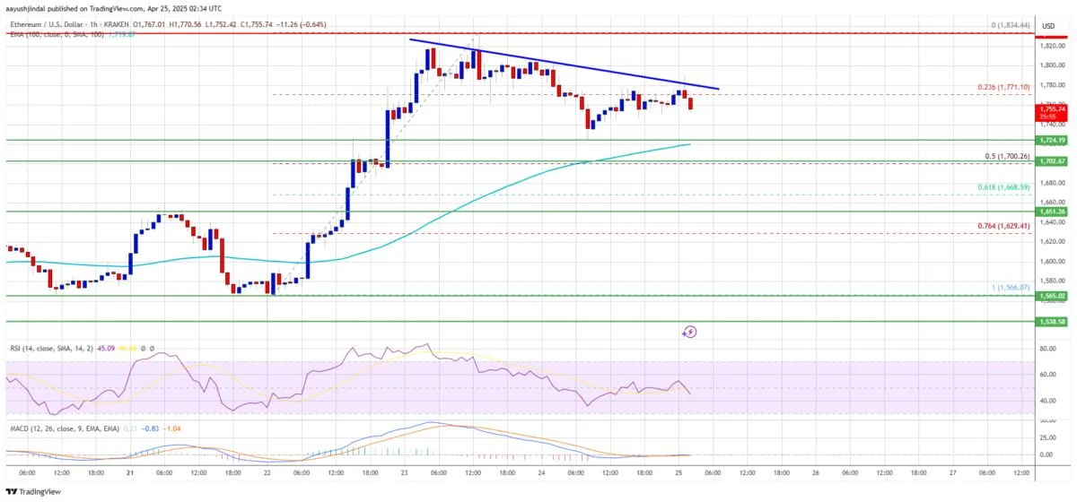 Ethereum Price Charts Hint at Pullback — Support Levels In Focus