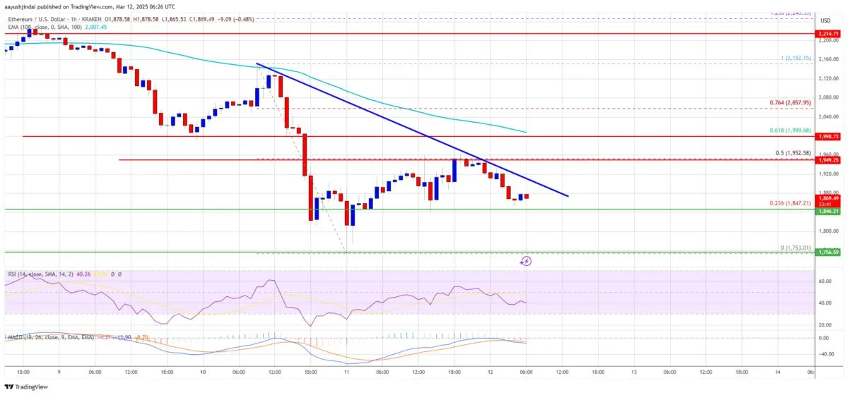 Ethereum Price Recovery Capped—Bulls Struggle Near Resistance