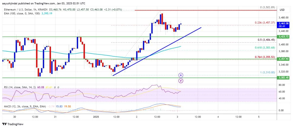 Ethereum Price Steadies: Bulls Push for a Controlled Comeback