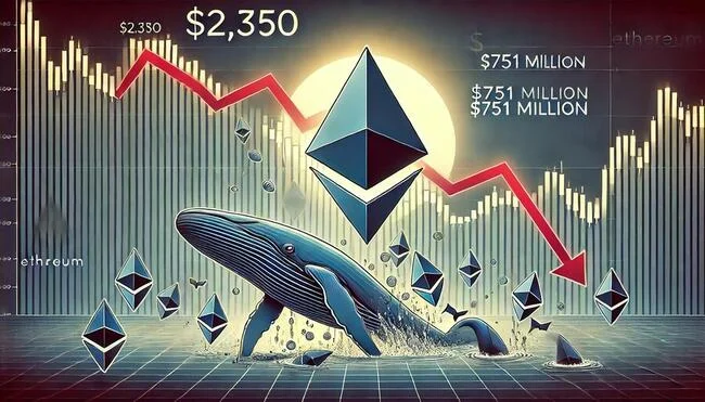 Ethereum Slips To $2,350 As Whales Make Exchange Inflows Worth $751 Million