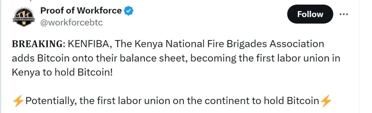  Fire Brigades Association becomes first Kenyan labor union to hold BTC 