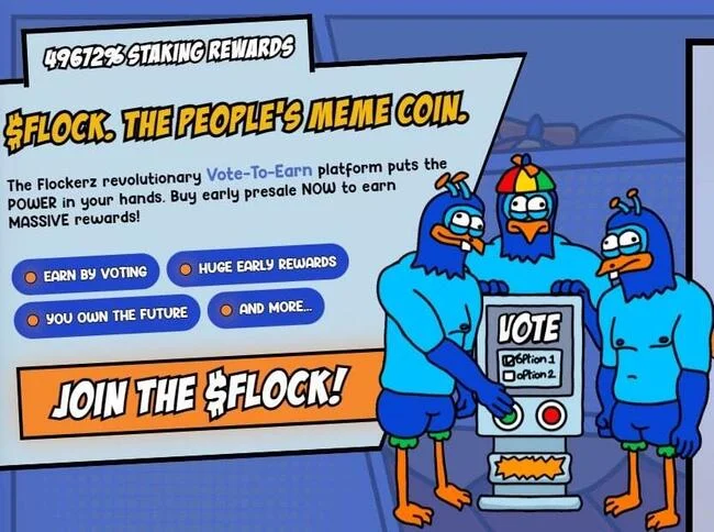 FLOCKERZ Introduces Vote-to-Earn Platform: Gives The Entire Power To Its Community