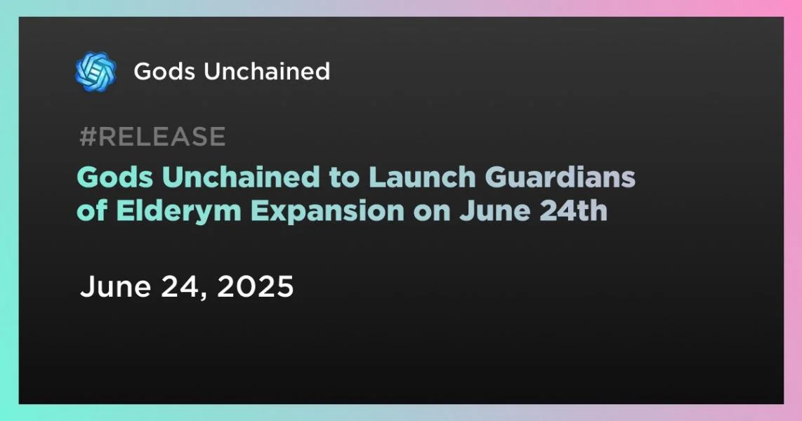 Gods Unchained to Launch Guardians of Elderym Expansion on June 24th