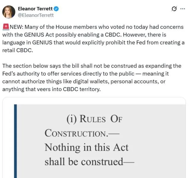 House GOP plans quick re-vote on crypto bills amid CBDC dispute