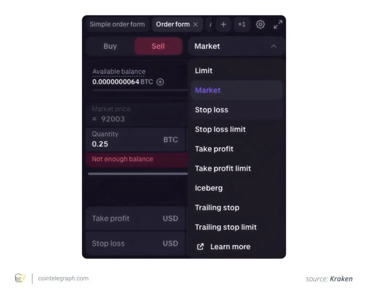 How to set up stop-loss and take-profit orders