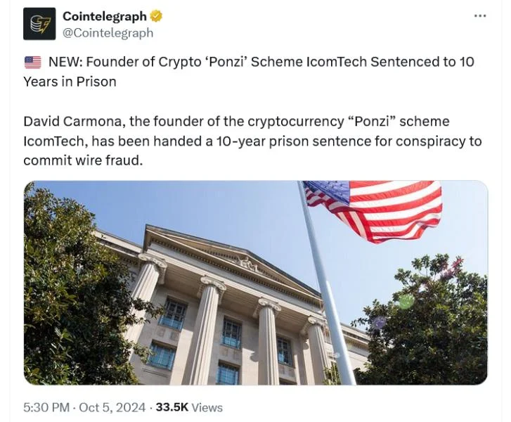  IcomTech execs set to pay over $5M for fake Bitcoin trading scheme 