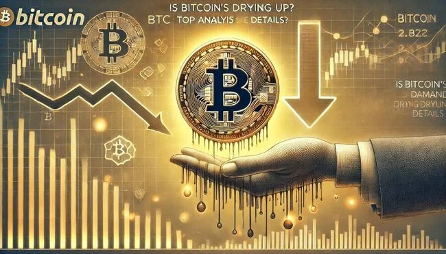 Is Bitcoin (BTC) Demand Drying Up? Top Analyst Shares Details