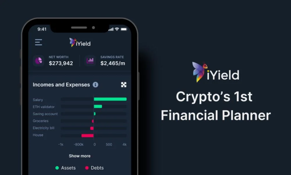 iYield Launches Crypto's 1st Financial Planning Tool