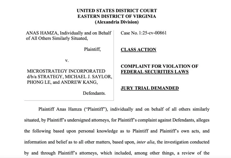 Lawsuits piling up against Strategy could take years, go nowhere, lawyer says