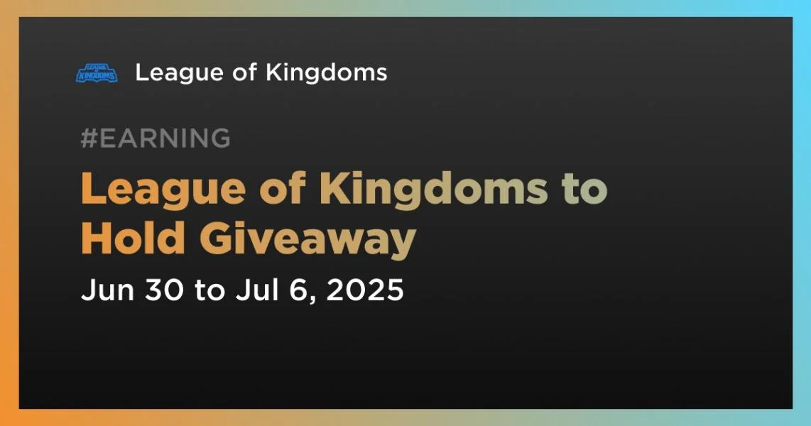 League of Kingdoms to Hold Giveaway