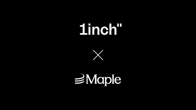 Maple's syrupUSD tokens arrive on 1inch, widening access to on-chain institutional lending