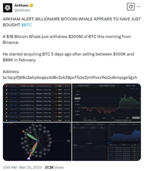 Massive Bitcoin whale buys $200M in BTC, another wakes up after 8 years