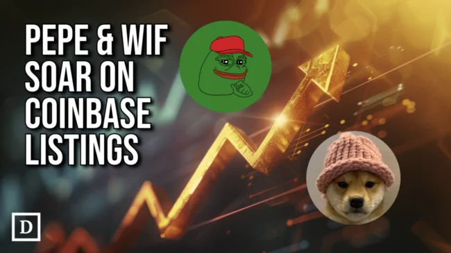 Memecoins Fly as Coinbase Lists PEPE and WIF