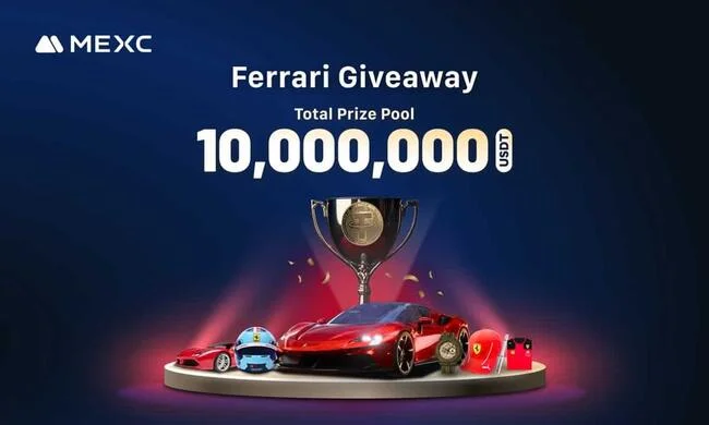 MEXC Unveils Industry’s Biggest Ferrari Giveaway With a 10,000,000 USDT Prize Pool