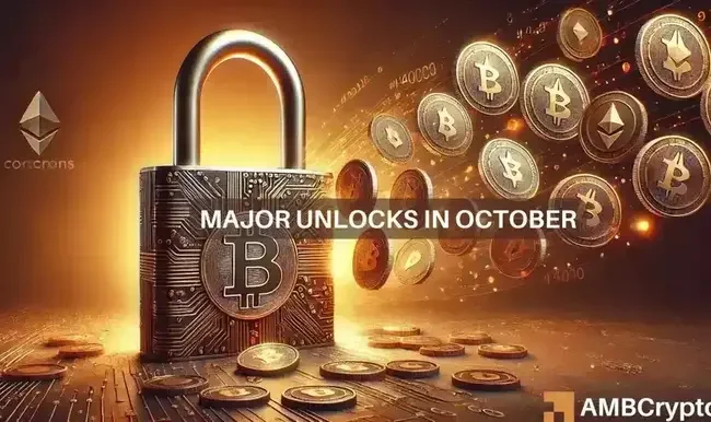 October’s token unlock event: TIA, SUI to lead $1 billion affair