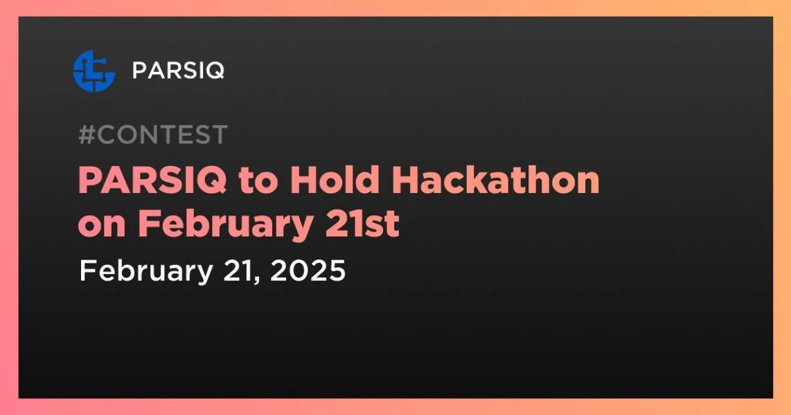 PARSIQ to Hold Hackathon on February 21st