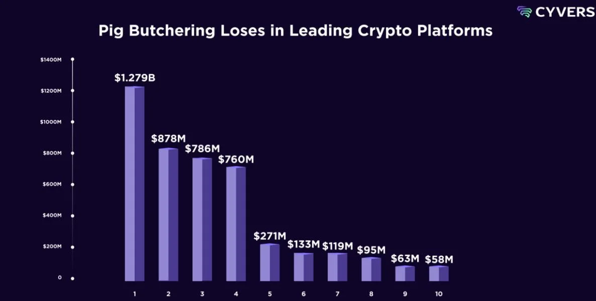  Pig butchering scams stole $5.5B from crypto investors in 2024 — Cyvers 