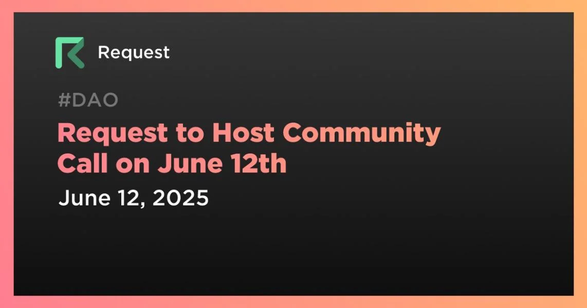 Request to Host Community Call on June 12th