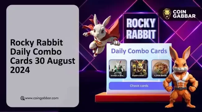 Rocky Rabbit Daily Combo August 30, 2024, Earn 2M Coins