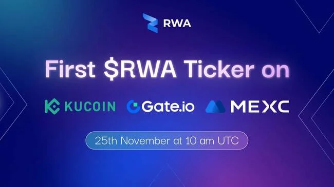 RWA Inc Announces $RWA Token Launch Across Major Exchanges on November 25, 2024