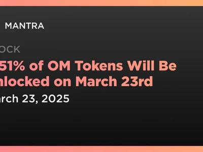 0.51% of OM Tokens Will Be Unlocked on March 23rd - Coindar, mantra, node, Crypto, four, om