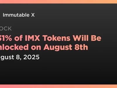 1.31% of IMX Tokens Will Be Unlocked on August 8th - zero, imx, Coindar, ethereum, immutable, Crypto