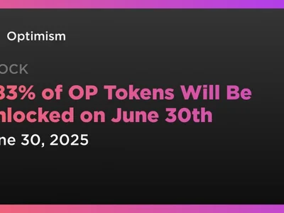 1.83% of OP Tokens Will Be Unlocked on June 30th - l2, op, optimism, Crypto, ethereum, Coindar, second