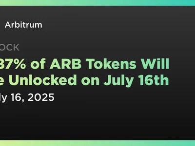 1.87% of ARB Tokens Will Be Unlocked on July 16th - Crypto, arb, Coindar, ethereum