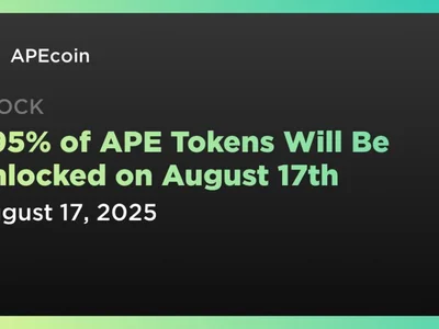 1.95% of APE Tokens Will Be Unlocked on August 17th - apecoin, ape, dao, token, Coindar, Crypto