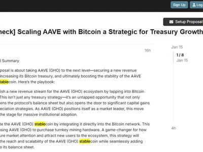 Aave tokenholders mull foray into Bitcoin mining - usdt, ethereum, aave, bitcoin, gho, four, arbitrum, sky, Crypto, stablecoin, april, tether, Cointelegraph