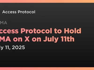 Access Protocol to Hold AMA on X on July 11th - Coindar, solana, ama, access protocol, acs, Crypto, starknet