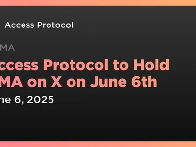 Access Protocol to Hold AMA on X on June 6th - ama, three, solana, access protocol, Coindar, acs, Crypto, starknet