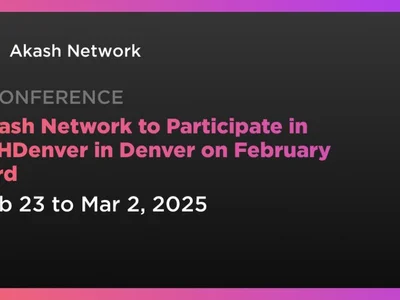 Akash Network to Participate in ETHDenver in Denver on February 23rd - cloud, gpu, akash network, Crypto, akt, cpu, ai, Coindar