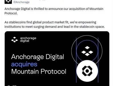 Anchorage Digital buys Mountain Protocol, USDM stablecoin winds down - stablecoin, Cointelegraph, Crypto, paypal usd, usdm, crypto
