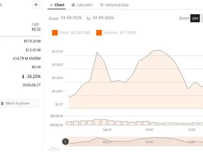 ANSEM Price Analysis Tests Rising Support After Retreat From $0.32