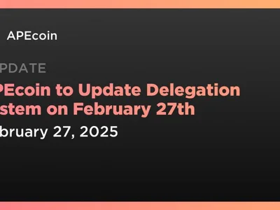 APEcoin to Update Delegation System on February 27th - dao, Coindar, points, Crypto, apecoin, token, ape, nft