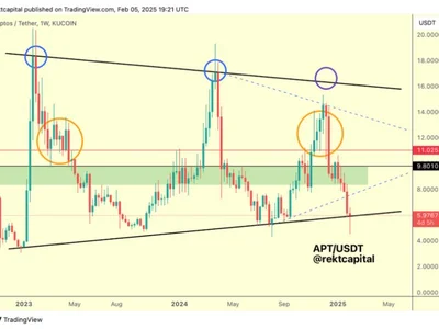 Aptos (APT) Could See A 95% Rebound, But It Must Hold This Level – Analyst - ath, NewsBTC, Crypto, aptos, 2024, apt, bitcoin, three