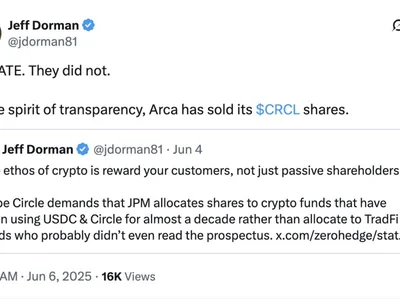 Arca unloads Circle shares after scathing IPO letter - circle, usdc, one, Crypto, second, Cointelegraph, shares
