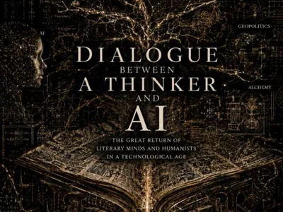 Artprice by Artmarket presents a liber mundi, dixit Gemini: 'Dialogue Between a Thinker and AI' carries within it the serene, yet profound, echo of the greatest anthropological shock of our era